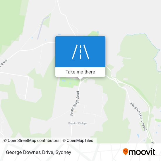 George Downes Drive map