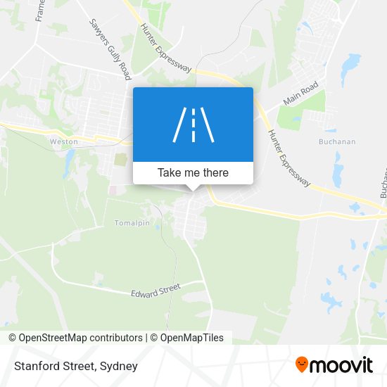 Stanford Street map