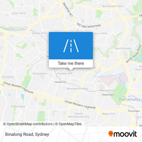 Binalong Road map