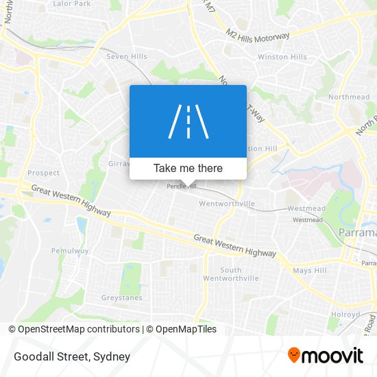 Goodall Street map