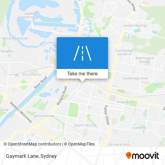 Gaymark Lane map