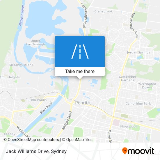 Jack Williams Drive map