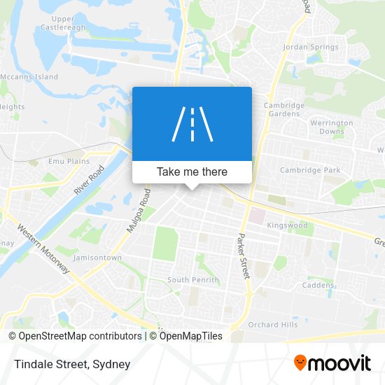 Tindale Street map