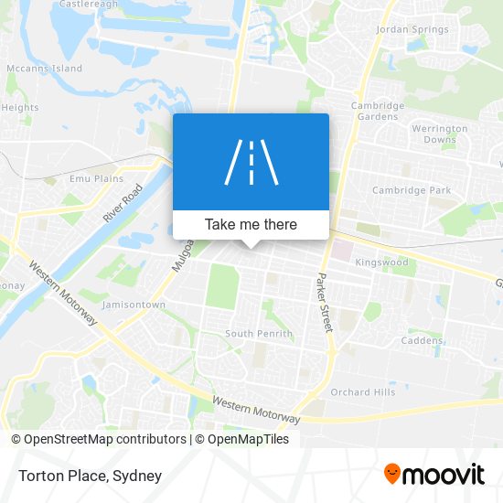 Torton Place map