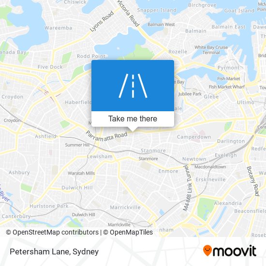 Petersham Lane map