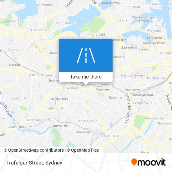 Trafalgar Street map