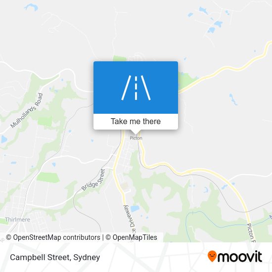 Campbell Street map