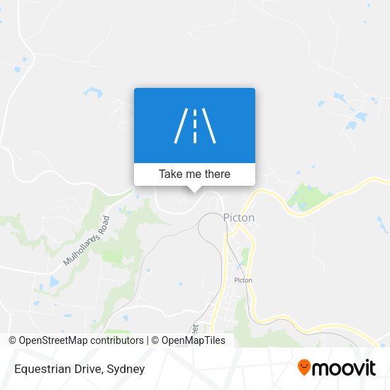Equestrian Drive map