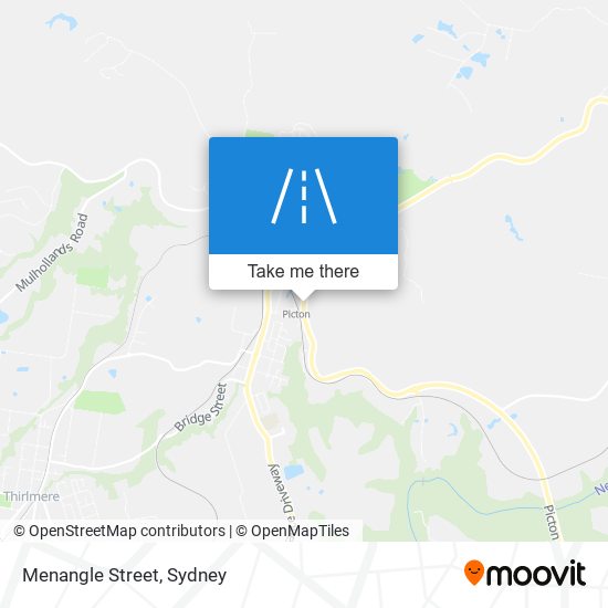 Menangle Street map