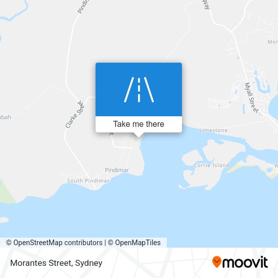 Morantes Street map
