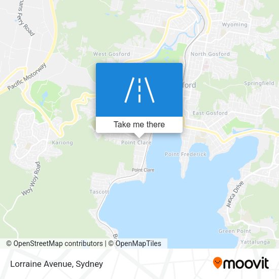 Lorraine Avenue map
