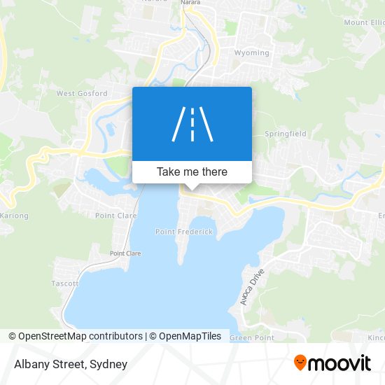 Albany Street map