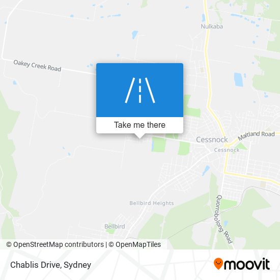 Chablis Drive map