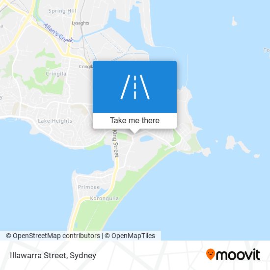 Mapa Illawarra Street