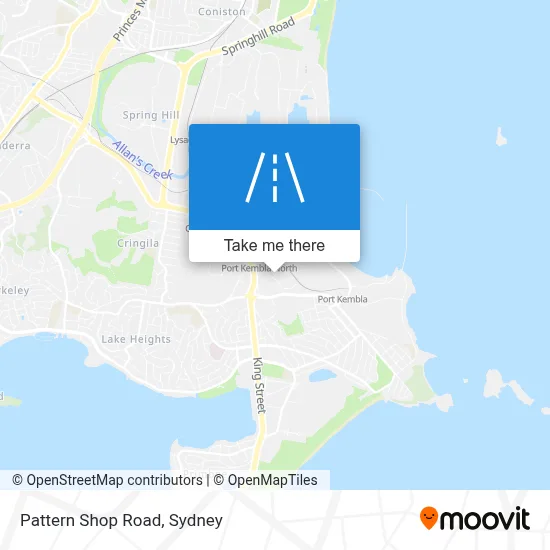 Mapa Pattern Shop Road