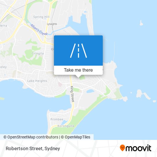 Robertson Street map