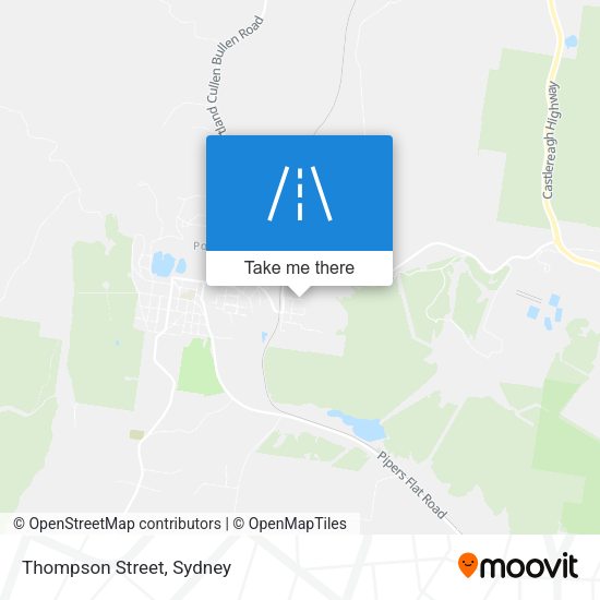 Thompson Street map