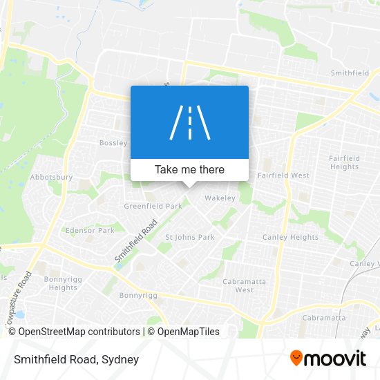 Smithfield Road map