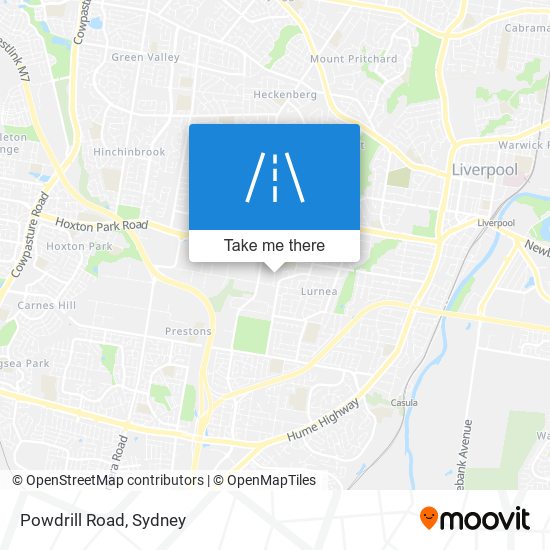 Powdrill Road map