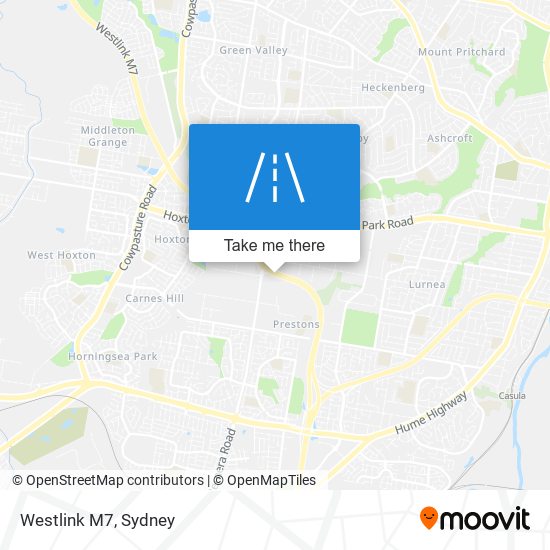 Mapa Westlink M7