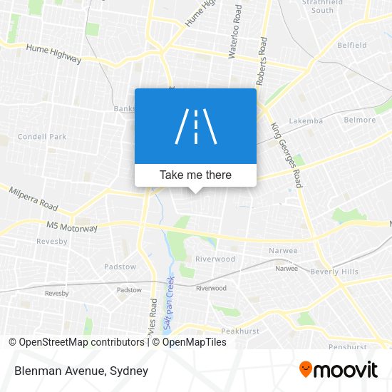 Blenman Avenue map