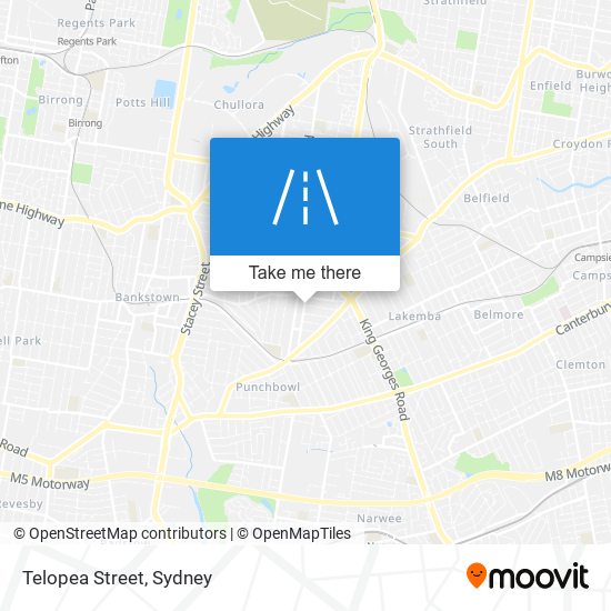 Telopea Street map