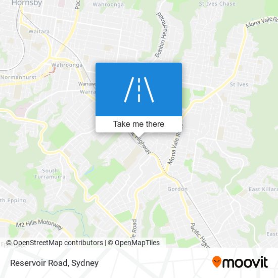 Reservoir Road map