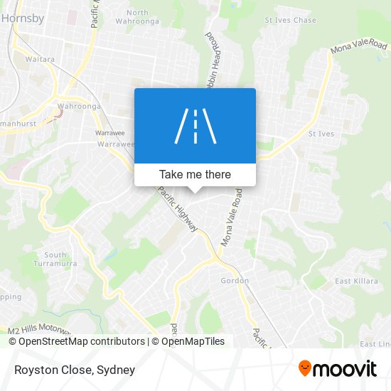 Royston Close map