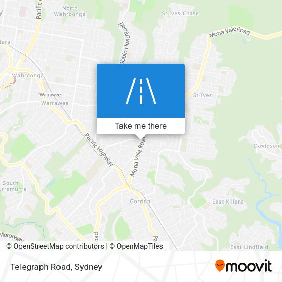 Telegraph Road map