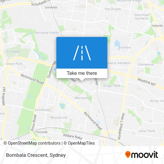 Bombala Crescent map