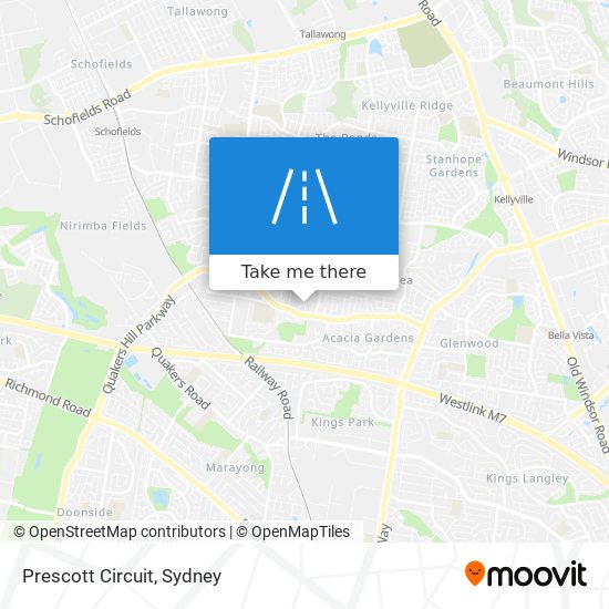 Mapa Prescott Circuit