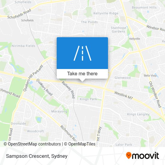 Sampson Crescent map
