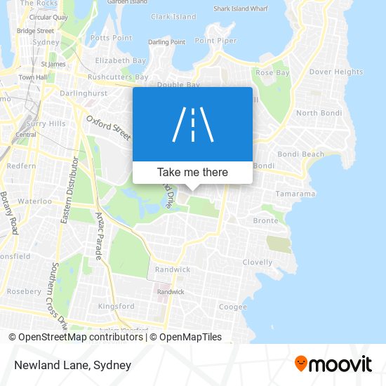 Newland Lane map