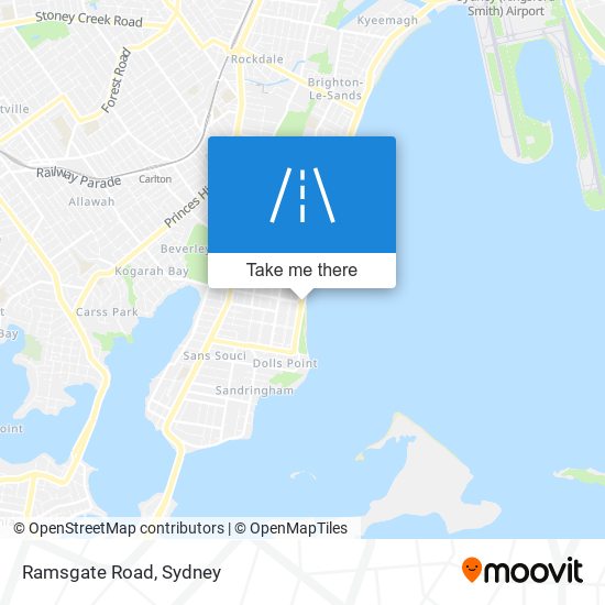 Ramsgate Road map