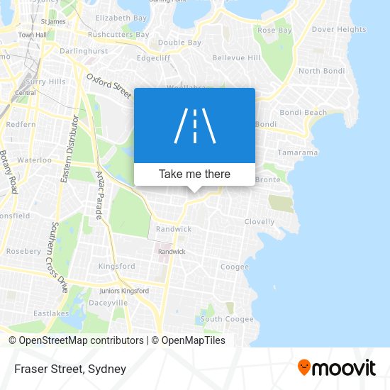 Fraser Street map