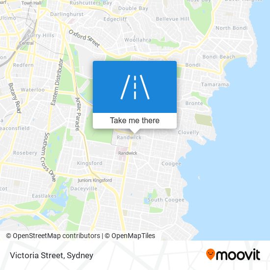 Victoria Street map