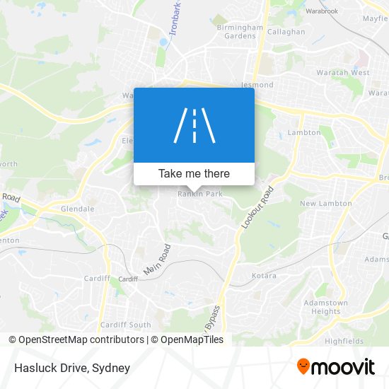 Hasluck Drive map