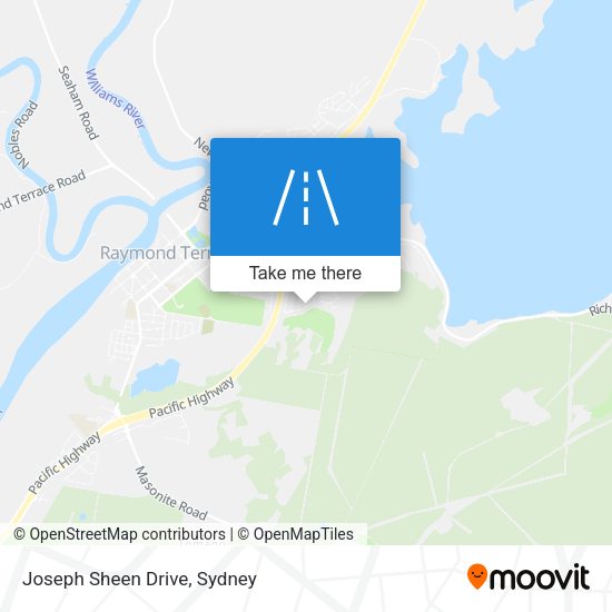 Joseph Sheen Drive map