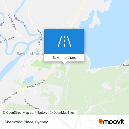 Sherwood Place map