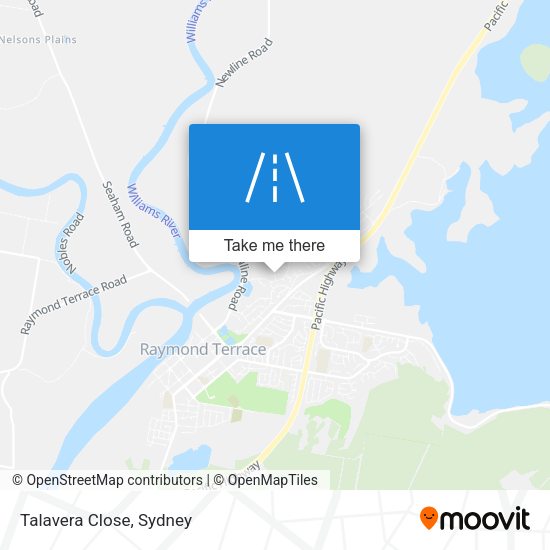 Talavera Close map