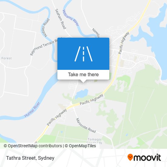 Mapa Tathra Street