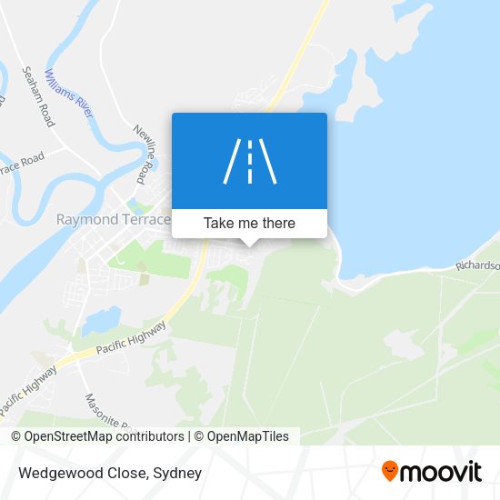 Wedgewood Close map