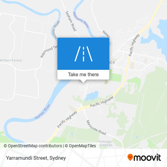 Yarramundi Street map