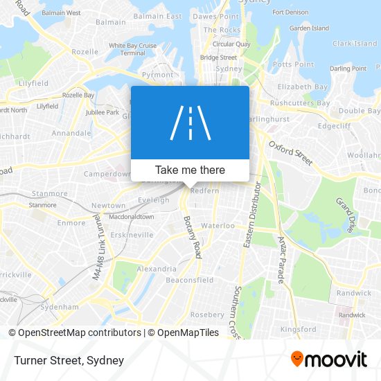 Turner Street map