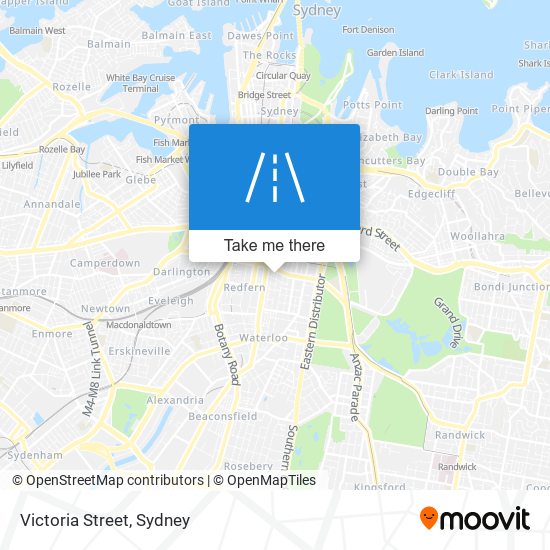 Victoria Street map