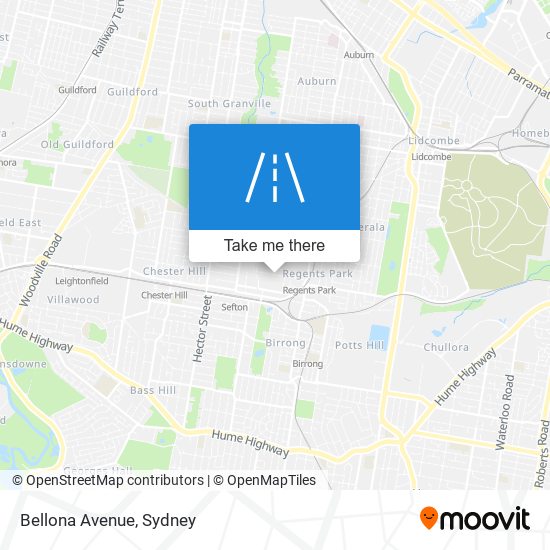 Bellona Avenue map