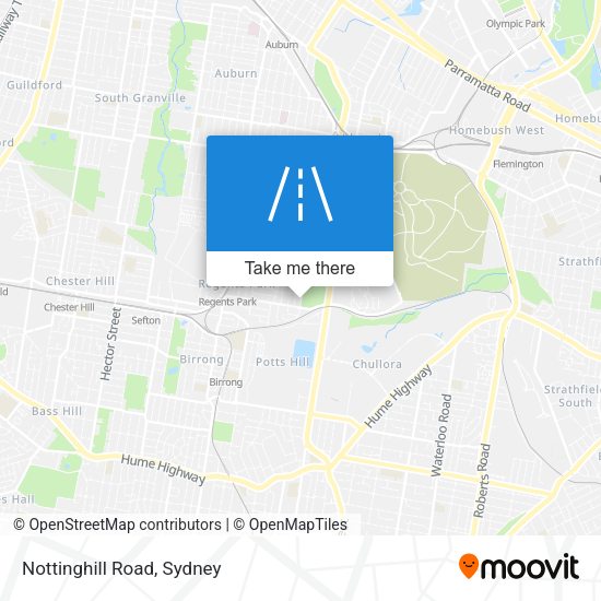 Nottinghill Road map