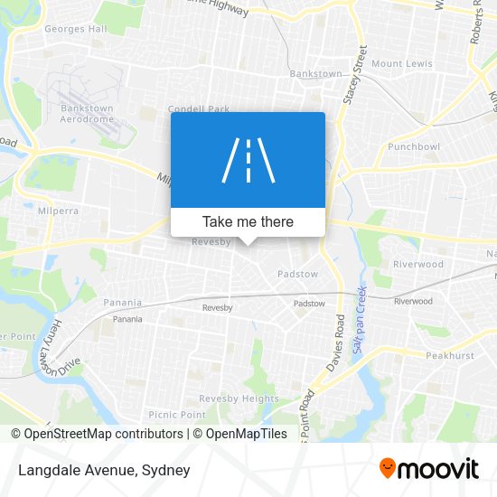 Langdale Avenue map