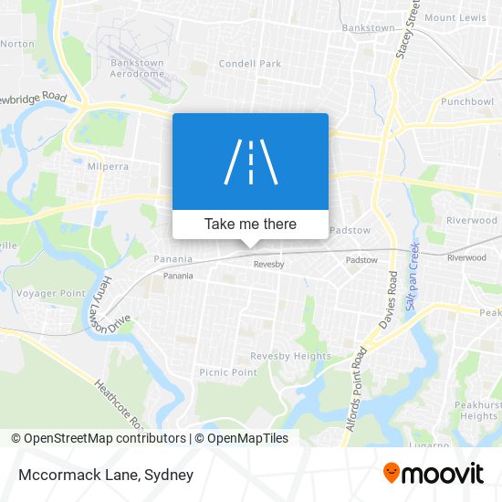 Mccormack Lane map