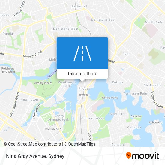 Nina Gray Avenue map